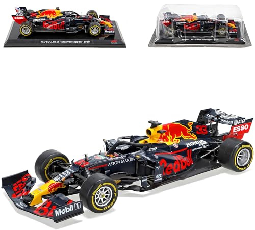 RB16 Max Verstappen Weltmeister 2020 Formel 1 mit Sockel 1/24 Modell Auto
