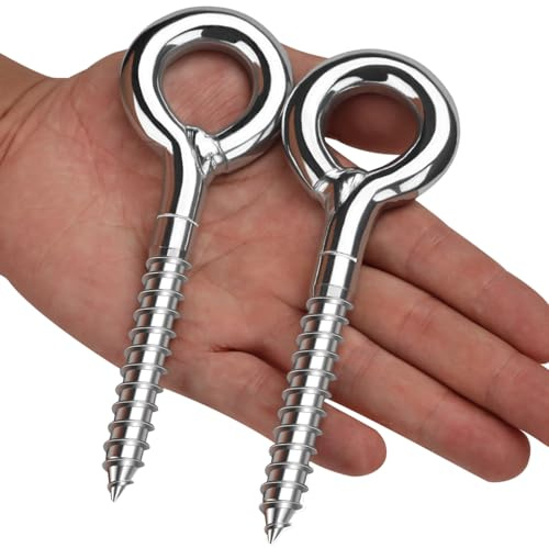 Viti ad Anello Vite ad Occhiello a Vite Zincato(2Pcs, M12x90mm)