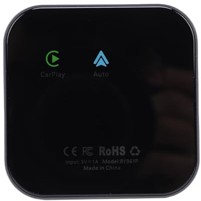 Dpofirs 4 GB + 64 GB Auto-Wireless-Adapter, Aluminiumlegierung, Auto-Box, Video-Player, Echtzeit-Tracking, 4G-LTE-Karte