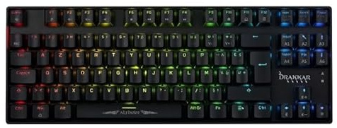 Born To Vape presente Clavier Mécanique Gaming Alfheim TKL Drakkar - Format Compact et Son Sticker BTV Exclusif collectionnable