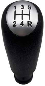 Rbevcrr Pomo de Palanca de Cambios para Alfa para Romeo 147 156 2000-2010 735269771 Perilla de Cambio de Marchas de 5 velocidades para automóvil Pomos de Palanca