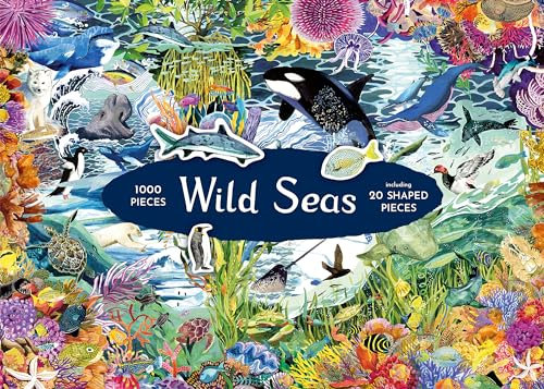 Wild Seas Jigsaw: Stories of Nature's Greatest Comebacks: 1000 Piece Jigsaw with 20 Shaped Pieces