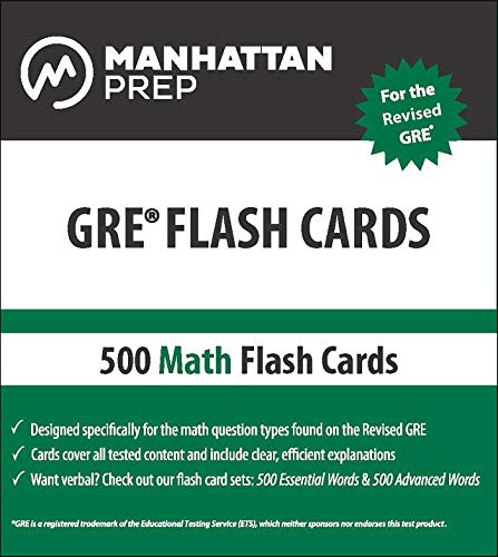 500 GRE Math Flash Cards (Manhattan Prep GRE Strategy Guides)