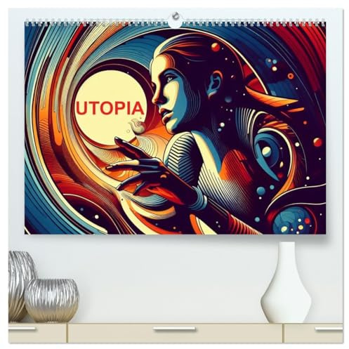 Utopia (hochwertiger Premium Wandkalender 2026 DIN A2 quer), Kunstdruck in Hochglanz: Utopische Motive (CALVENDO Kunst)