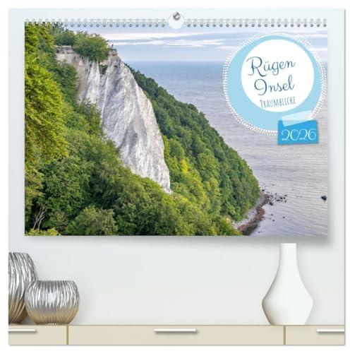 Rügen - Inseltraumblicke (hochwertiger Premium Wandkalender 2026 DIN A2 quer), Kunstdruck in Hochglanz: Lassen Sie sich verzaubern von den wunderbaren ... auf die Ostseeinsel Rügen (CALVENDO Orte)