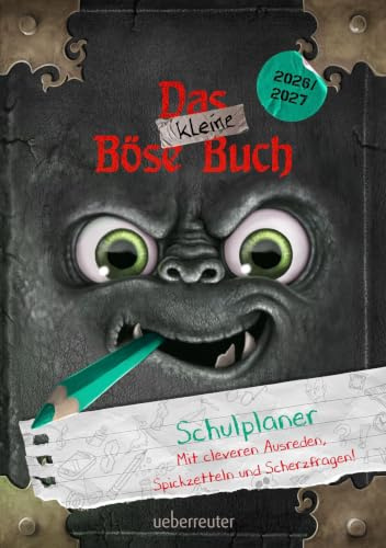 Das kleine Böse Buch – Schulplaner 2026/2027 (Das kleine Böse Buch): Mit cleveren Ausreden, Spickzetteln und Scherzfragen!