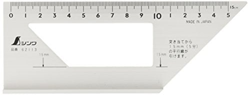 Shinwa Japanese Aluminum Saddle Layout Square
