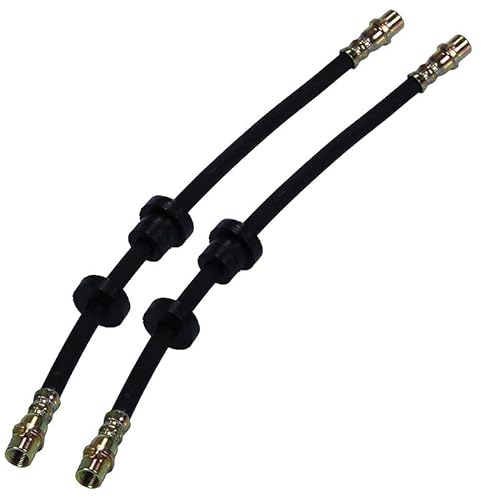 BESTPRICE 2x Bremsschlauch vorne Länge 370mm Kompatibel mit VW TRANSPORTER T4