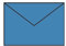 Paperado Briefumschläge, C6, gefüttert, Stahlblau, 5 Stück