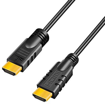LogiLink CHA0030 Aktives HDMI High Speed mit Ethernet Anschlusskabel für ULTRA HD Qualität auf Ihrem TV (4K x 2K) Länge: 30m schwarz