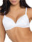 SÌèLEI, Reggiseno con Coppe Imbottite, Realizzato in Morbida Microfibra, con Finiture Invisibili e Senza Ferretto, Designed in Italy, Color Bianco, Taglia 4B
