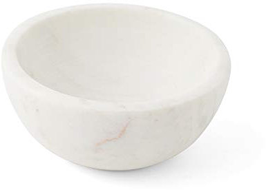 4oz White Marble Dip Bowl