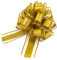 Oblique Unique® Geschenk Schleife mit Geschenkband Matt für Geschenke Tüten Zuckertüten zum Basteln Dekorieren Verzieren - Farbe wählbar (Gold)