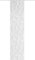 VISION S Schiebegardine DIORI, halbtransparent Bambusoptik, 260x60 cm, Grau