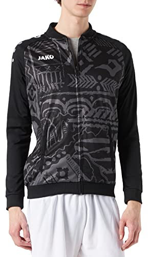 JAKO Tropicana Einlaufjacke Schwarzgrau, L Herren