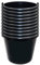 Wohnkult 10x Stella Bucket Baueimer für die Baustelle - schwarz (5 Liter)