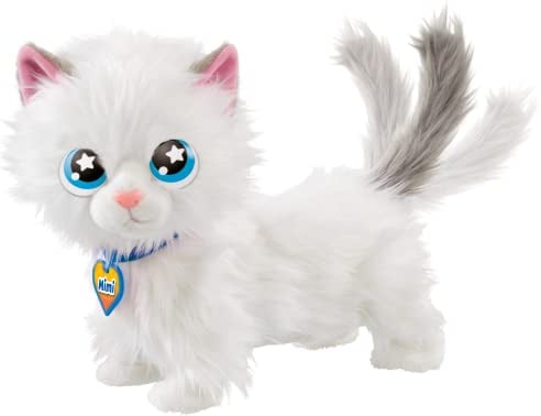 Animagic Mimi die Katze, Katzen Kuscheltier Spielzeug für Kinder ab 2 Jahren, Plüschtier Katze, Interaktives Spielzeug