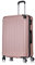 Flexot® Flex-2045 Koffer (16 Farben zur Auswahl) Zwillingsrollen Reisekoffer Trolley Hartschale (XL, Rose-Gold)