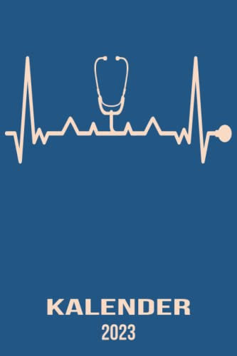 Kalender 2023: XXL Kalender DIN A5 2023 1 Tag = 1 Seite mit großem Tagesplaner und großartiger Übersicht. Monatsübersicht, Erinnerung und Notizen in diesem Kalenderbuch | Herzschlag Arztkalender 2022