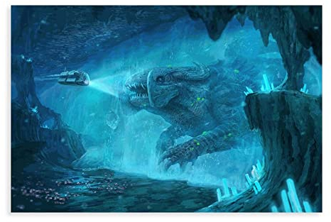 Subnautica Elektronische Spiele Leinwandposter (15) Leinwandposter Wandkunst Dekor Druck Bild Gemälde für Wohnzimmer Schlafzimmer Dekoration Rahmen Stil 50 x 75 cm