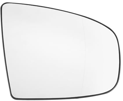 QUARKZMAN Cristal Retrovisor Derecho Calefactable Para Bmw X5 X6 07-11 | Para Bmw X6 08-11, Calefactable, Con Placa, Gran Angular, Tamaño 19X16Cm, Diagonal 22.5Cm, 4 Pines