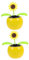 TOYANDONA Auto Sonnenblume Solar Wackelkopf Figuren Armaturenbrett Innenraum Apfelblüte Schaukel Haushaltspuppe Solar Schmetterling Solarbetriebene Tanzende Blumen