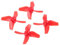 MUSISALY 4stücke Mini Quadcopter Propeller Ersatzpropeller Für Installieren Kompatibel Mit Verschiedenen Drohnen Praktisches Zubehör Für Flugmodelle