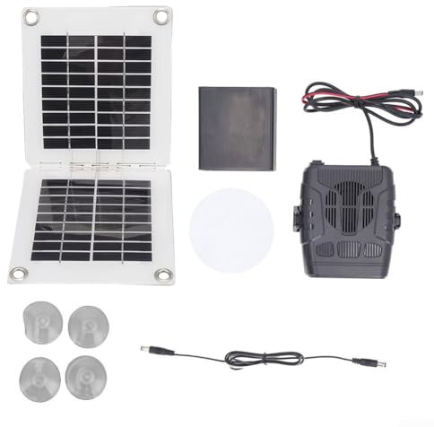 Chauffage solaire de voiture 20 W - Chauffage à panneau solaire pliable - Chauffage de panneau solaire pour camping-car et camping en plein air