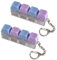 PSFXBM 2 PCS Purple Fidget Toy, 4-Button Fidget Keyboard, Stress Relief Toy, Adult Focus Toy