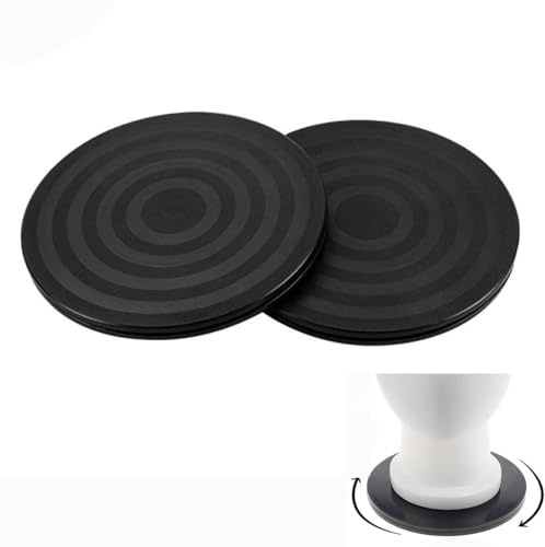 Drehscheibe Drehbarer Universal,2 Stück Rotierender Universal Drehteller,Multifunktionale Drehplattform,360 Grad Drehbarer Drehteller,für Laptops Monitor TV Lautsprecher Handwerk Pflanzen Küche 20cm