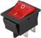 Lonrtesw rosse Luci illuminato 4 Pin DPST ON/OFF Interruttore a bilanciere 16A 20A 250V AC