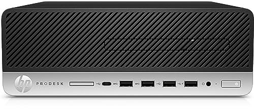 HP Ordinateur de bureau ProDesk 600 G5 SFF, processeur Core i7-9700, Mémoire RAM 32 Go, Disque SSD 512 Go, Win 11 PRO (reconditionné)