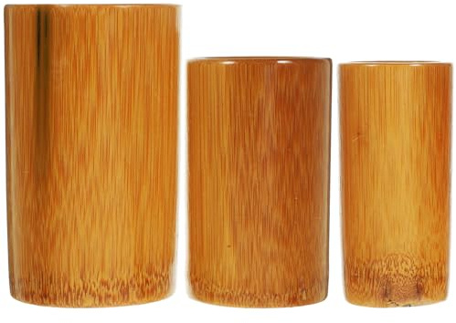 HIAKDOFT Ventouses Professionnelles en Bambou Rondes Réutilisables, Outil de Massage Facile à Utiliser sans Bavures pour Relaxation et Bien-être Corporel