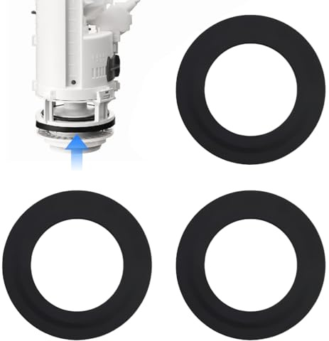 3 Pcs Rubber Flush Valve Seal,for Siamp T-oilet Flush Valves 49&50/72*72mm