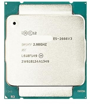 Processore CPU E5 2666v3 E5 2666 V3 da 2,9 GHz a dieci core e venti thread 25M 135W LGA 2011-3