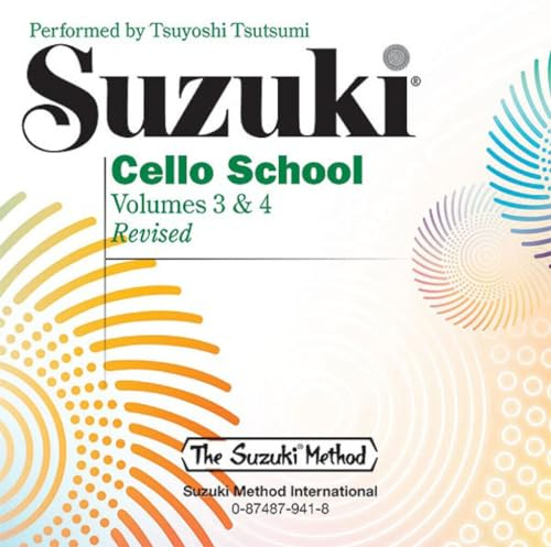 Suzuki Cello School: Volume 3 & 4: AV