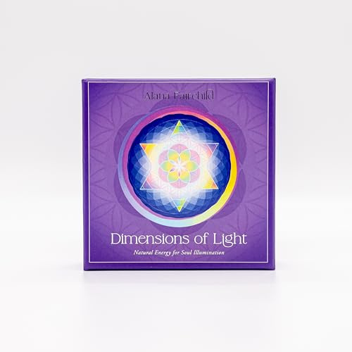 Dimensions of Light - Deluxe Oracle Cards: Natural Energy for Soul Illumination - 53 full colour cards & 128pp guidebook