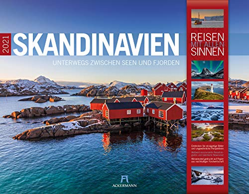 Skandinavien Kalender 2021: Unterwegs zwischen Seen und Fjorden