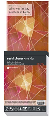 Neukirchener Kalender 2024 - Großer Abreißkalender in lesefreundlicher Schrift