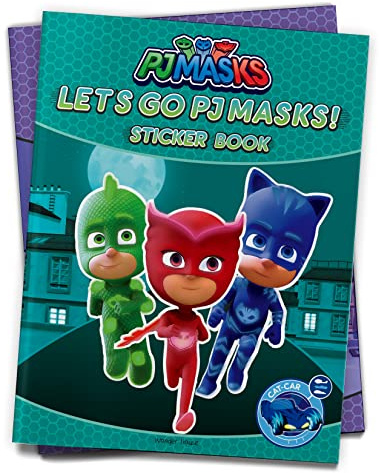 Let's Go PJ Masks Stickerbuch für Kinder