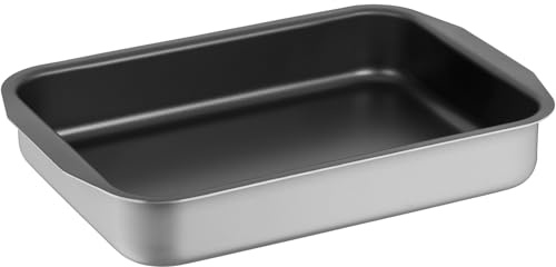 WMF Bräter, Bratreine rechteckig 35 x 25 cm, Auflaufform, Leichtmetall beschichtet, Teflon Platinum antihaftbeschichtet
