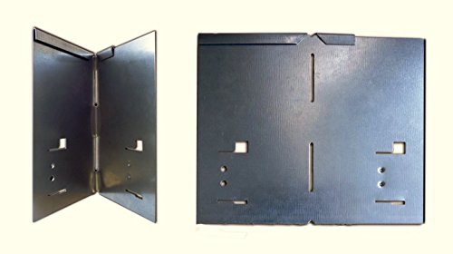 Ecke für Rasenkante Metall - Passend zu unseren 120cm Langen Rasenkanten - 2er Set Ecke für Beeteinfassung Metall - Höhe 13,5 cm - Ideal für Garten Beeteinfassung & Wegbegrenzung - Feuerverzinkt