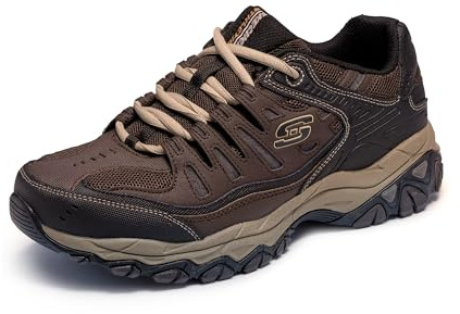 Skechers Mens After burn m.fit Fashion-Sneakers, Brown Taupe, 8.5 UK