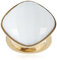 Esprit Damen-Ring Edelstahl rhodiniert Glas Glaskristall impressive white weiß Gr.59 (18.8) ESRG11568C190