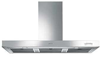 Smeg Symphony 110cm Chimney Range Cooker Hood - Stainless Steel