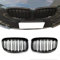 F20 F21 1er Serie 2011–2014 Glänzend Schwarz Sport Nieren Doppellinie Frontgrill Kühlergrill – Paar