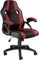 TecTake® Silla Gaming, Silla Oficina Ergonómica, Reposabrazos, Ajustable Altura, Silla Estudio, Gaming Chair, Asiento Gamer, Sillón Gaming, Ergonómico, Mecanismo Basculante, Giro 360 - Negro/Rojo