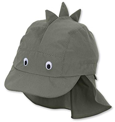 Sterntaler Unisex Baby Pet M. nekbescherming 1512133 Winter Hut, Dunkelgrün, 47 EU
