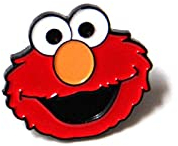 hcma Enfants Cadeau Pin Sesame Street Elmo Grand Oiseau Cookie Monstre Bande Dessinée Figure Émail Broche en Métal