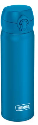 THERMOS ULTRALIGHT BOTTLE 0,50 L Azure Water Mat Termo de Acero Inoxidable 10 Caliente/20H Frío Absolutamente Hermético para Agua, Té y Bebidas Silenciosas